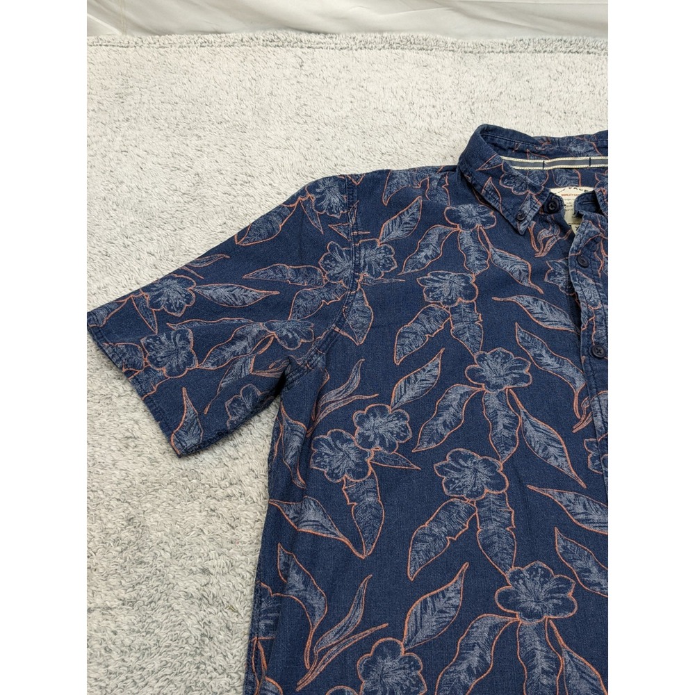 Fat Face Hawaiian Shirt Floral Short Sleeve‎ Button Up UK British Mens XLT Tall - Picture 6 of 15